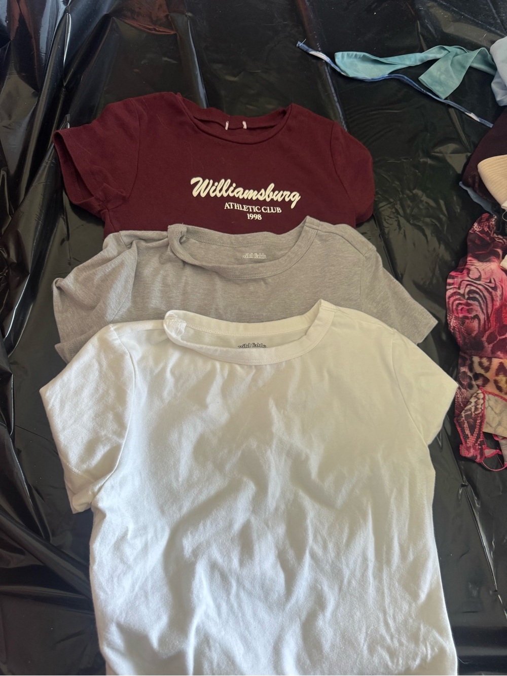3 mini t shirts 2 target 1 not sure